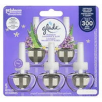 Glade - Plugins Refill Tranq Lavender & Aloe, 5 Each