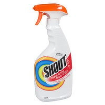 Shout - Liquid Stain Remover - Triple Acting, 650 Millilitre