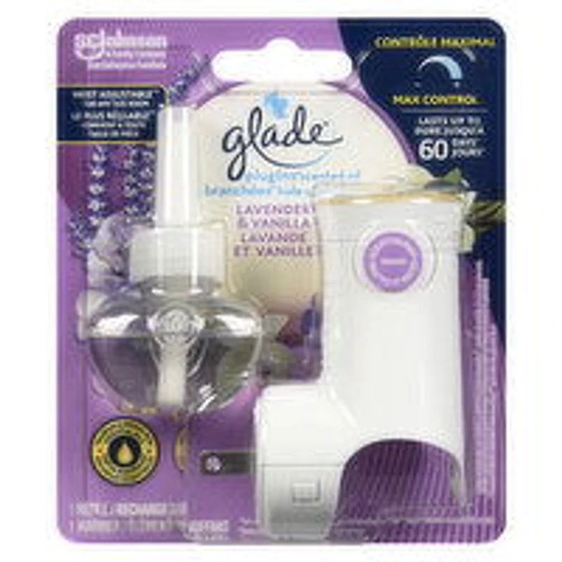 Glade - PlugIns Scented Oil Starter Kit Lavender & Vanilla, 1 Each