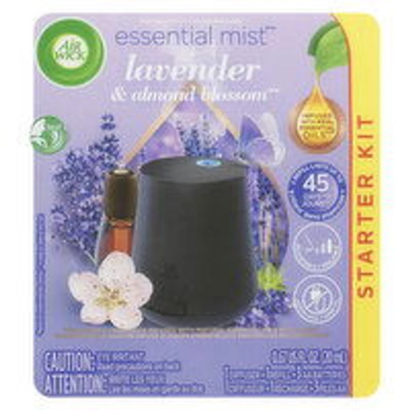 Airwick - Essential Mist Kit - Lavender & Almond Blossom, 1 Each