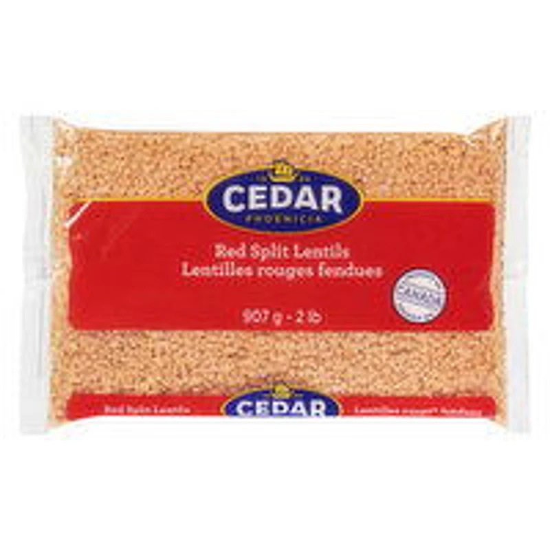 Cedar - Dry Split Red Lentils, 907 Gram