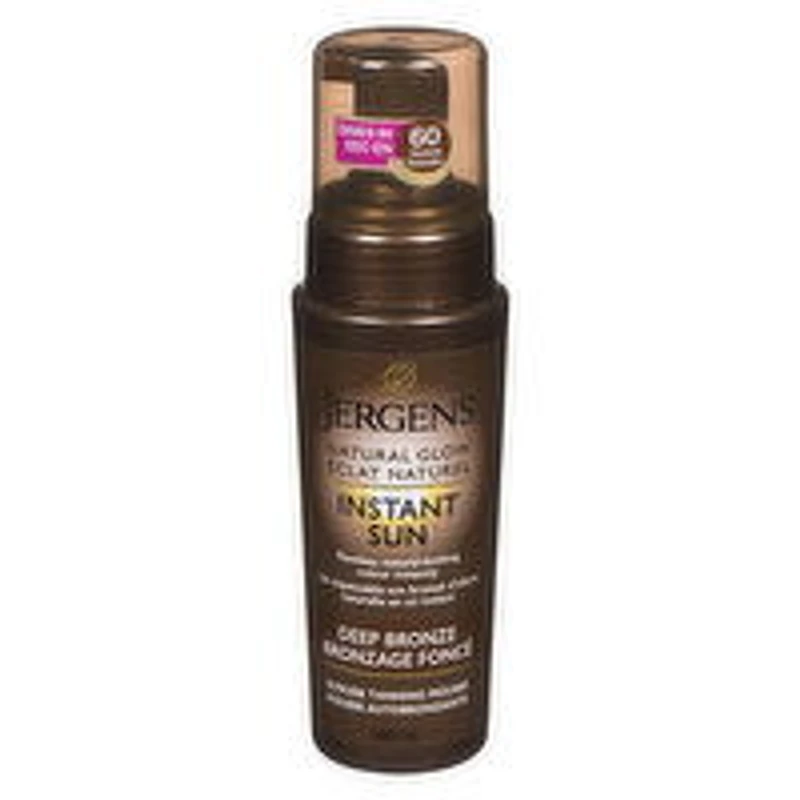Jergens - Instant Sun Sunless Tanning Mousse - Deep Bronze, 180 Millilitre