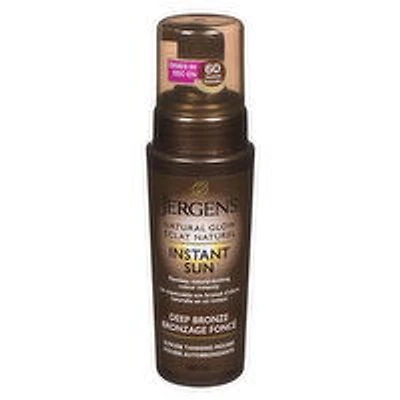 Jergens - Instant Sun Sunless Tanning Mousse - Deep Bronze, 180 Millilitre