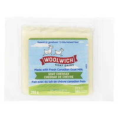 Woolwich Goat Dairy - Goat Milk Cheddar Cheese, 200 Gram