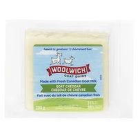 Woolwich Goat Dairy - Goat Milk Cheddar Cheese, 200 Gram