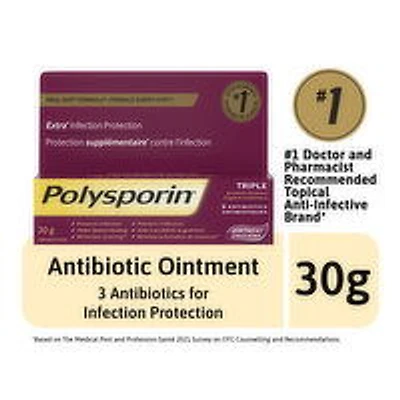 Polysporin - Triple Antibiotic Ointment, 30 Gram