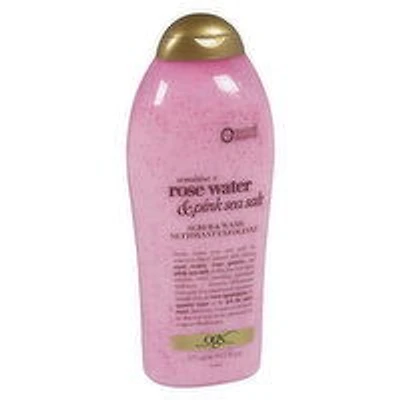 OGX - Rose Water & Pink Sea Salt Scrub, 577 Millilitre