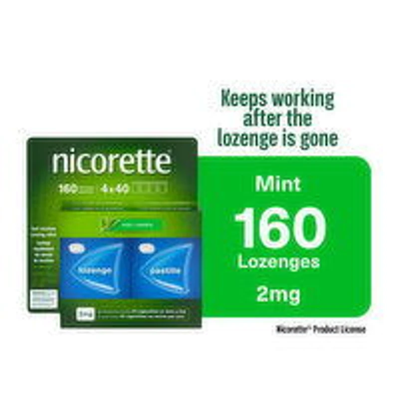 Nicorette - Lozenge Mint 2mg, 160 Each