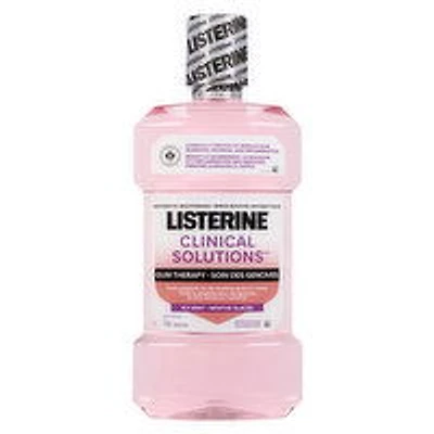 Listerine - Clinical Solutions Gum Therapy Antiseptic Mouthwash, Icy Mint, 1 Litre
