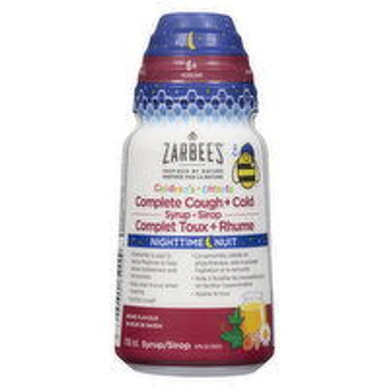 Zarbee's - Children's Complete Cough & Cold Nighttime Syrup, 118 Millilitre