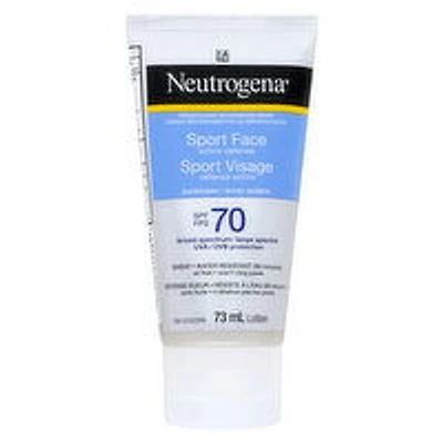 Neutrogena - Sport Face Sun Screen Oil Free Lotion SPF70, 1 Each