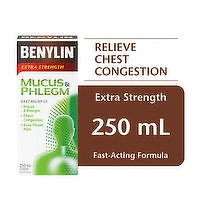 Benylin - Mucus & Phlegm Extra Strength, 250 Millilitre