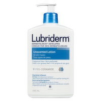 Lubriderm - Unscented Lotion, 480 Millilitre