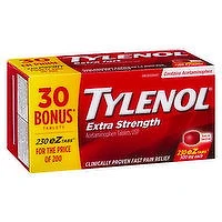 Tylenol - Extra Strength eZtabs 500mg Bonus Pack, 230 Each