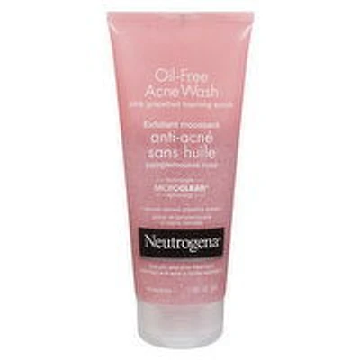 Neutrogena - Oil Free Acne Wash - Pink Grapefruit Foaming Scrub, 198 Millilitre