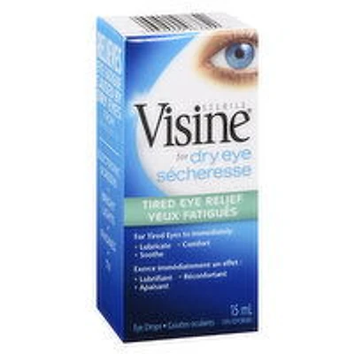 Visine - Visine Tired Eye & Dry Relief Drops, 15 Millilitre