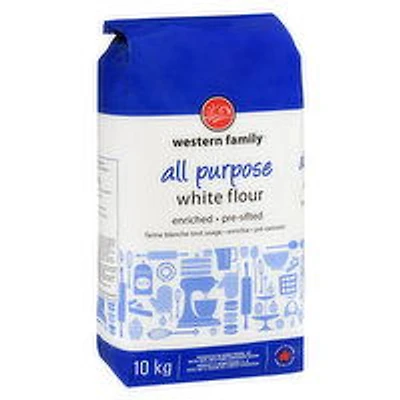 Western Family - All Purpose White Flour, 10 Kilogram