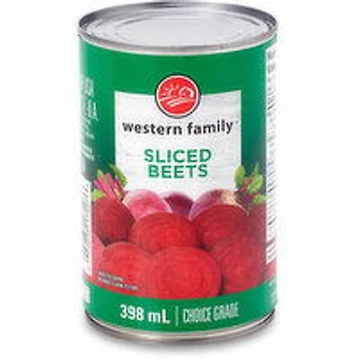 Western Family - Sliced Beets, 398 Millilitre