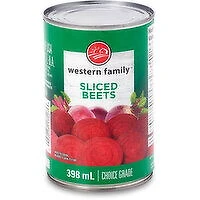 Western Family - Sliced Beets, 398 Millilitre