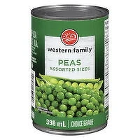 Western Family - Assorted Peas, 398 Millilitre