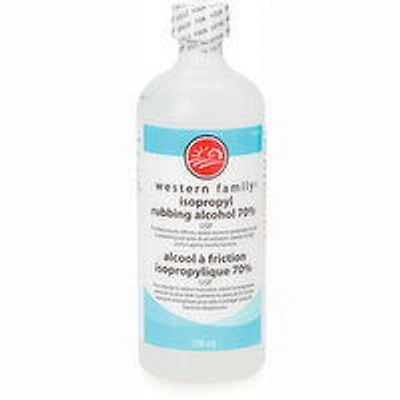 Western Family - Isopropyl Rubbing Alcohol 70%, 500 Millilitre