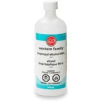 Western Family - Isopropyl Alcohol 99%, 500 Millilitre