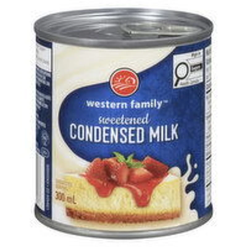 Western Family - Sweetened Condensed Milk, 300 Millilitre