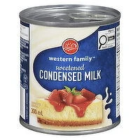 Western Family - Sweetened Condensed Milk, 300 Millilitre