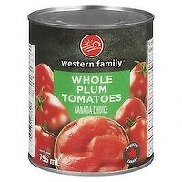 Western Family - Whole Plum Tomatoes, 796 Millilitre