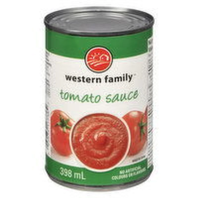 Western Family - Tomato Sauce, 398 Millilitre