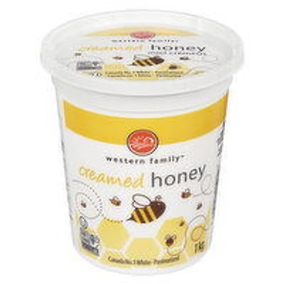 Western Family - Creamed Pasteurized Honey, 1 Kilogram