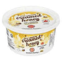 Western Family - 100% Canadian Creamed Honey, 500 Gram