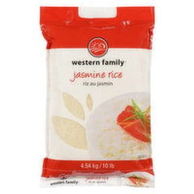 Western Family - Jasmine Rice, 4.54 Kilogram