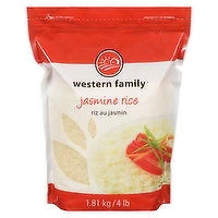 Western Family - Jasmine Rice, 1.81 Kilogram