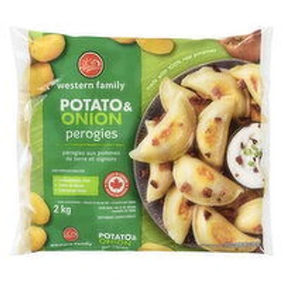 Western Family - Perogies - Potato & Onion, 2 Kilogram