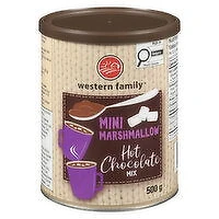 Western Family - Hot Chocolate Mix - Mini Marshmallow, 500 Gram