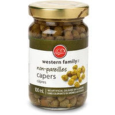 Western Family - Capers - Non-pareilles, 100 Millilitre