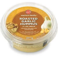 Western Family - Hummus - Roasted Garlic, 227 Gram