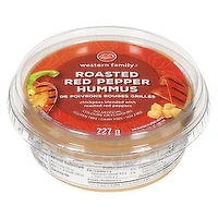 Western Family - Hummus - Roasted Red Pepper, 227 Gram