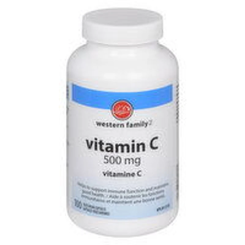 Western Family - Vitamin C 500mg, 100 Each
