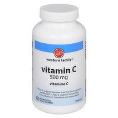 Western Family - Vitamin C 500mg, 100 Each