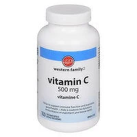 Western Family - Vitamin C 500mg, 100 Each