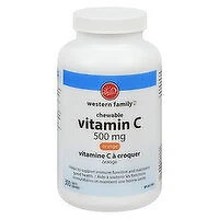 Western Family - Vitamin C Chew Orange, 300 Each