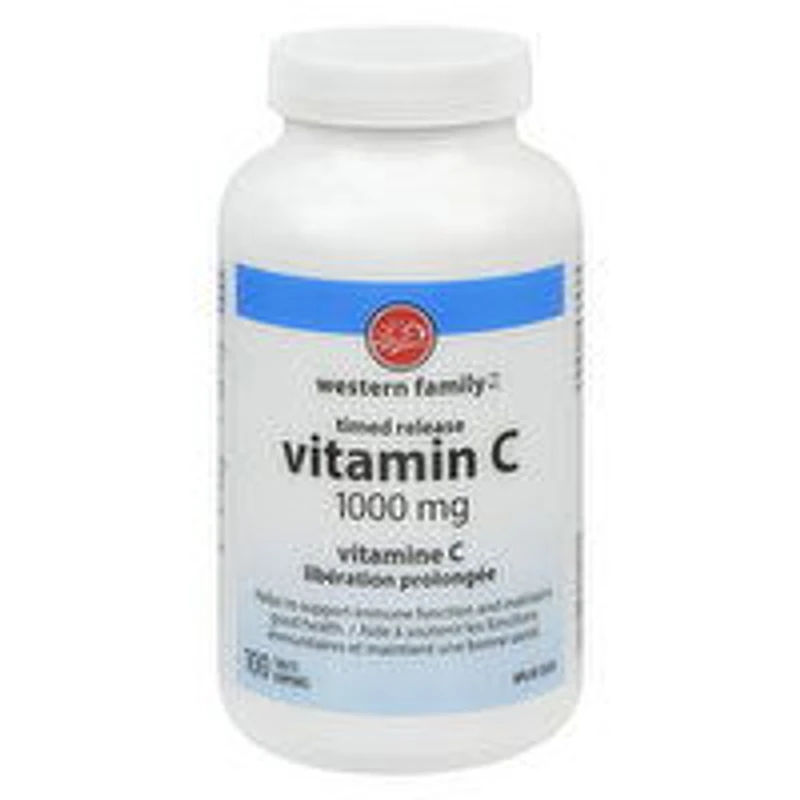 Western Family - Vitamin C - 1000mg, 100 Each