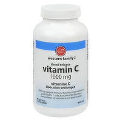 Western Family - Vitamin C - 1000mg, 100 Each
