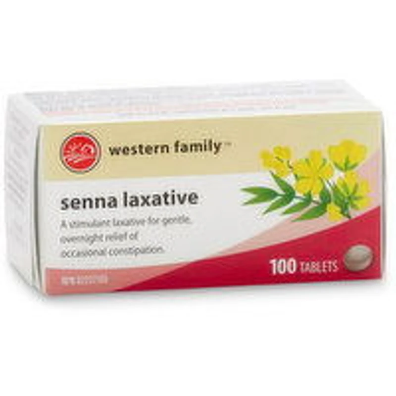 Western Family - Senna Laxative, 100 Each