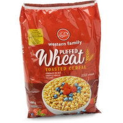 Western Family - Cereal, Puffed Wheat, 400 Gram