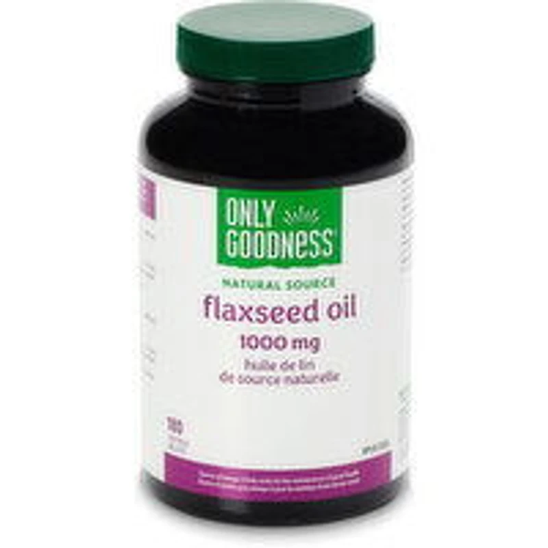 Only Goodness - Flaxseed Oil Softgels 1000 mg, 180 Each