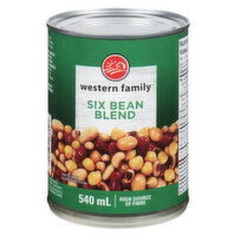 Western Family - Six Bean Blend, 540 Millilitre