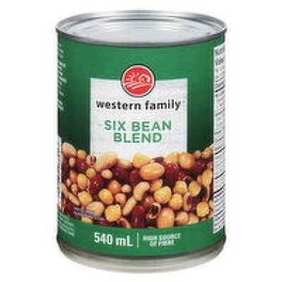Western Family - Six Bean Blend, 540 Millilitre